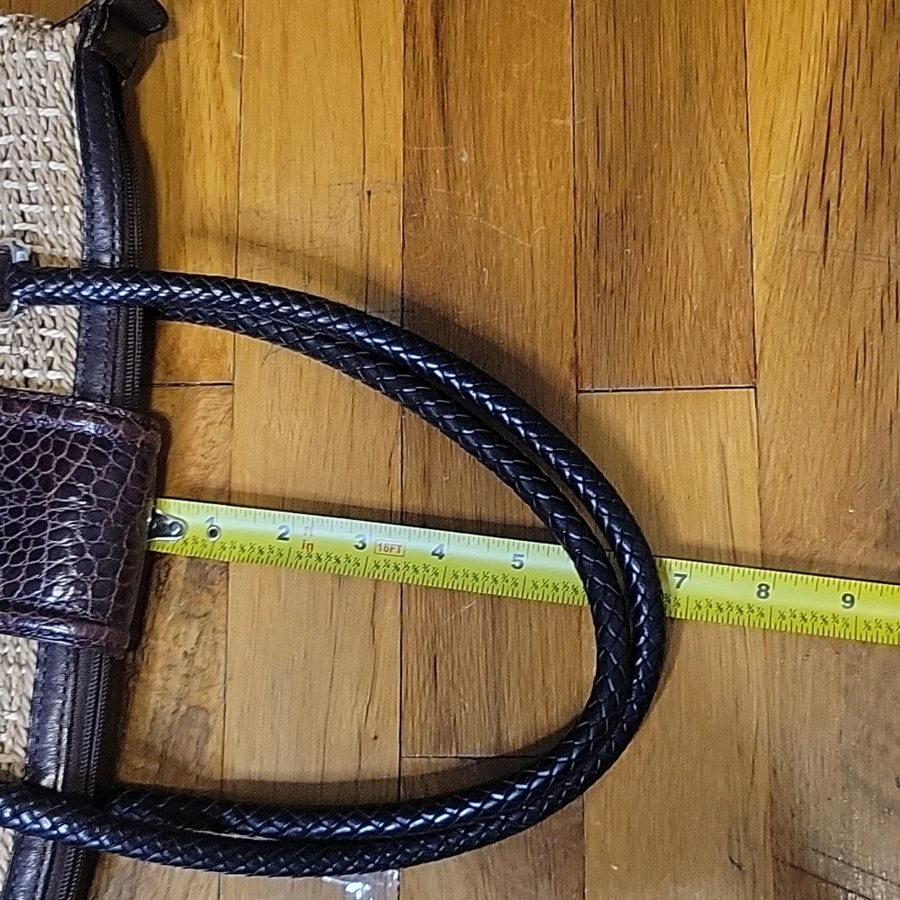 Brighton Woven Straw Shoulder Tote Bag